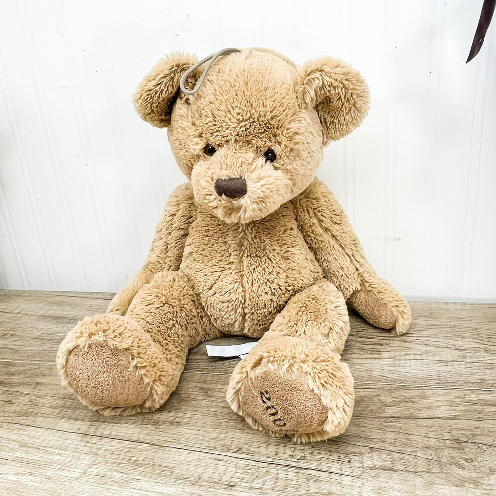 Shelby Bombay Company 2007 Teddy Bear Tan Shaggy Plush Stuffed Animal 11 inch